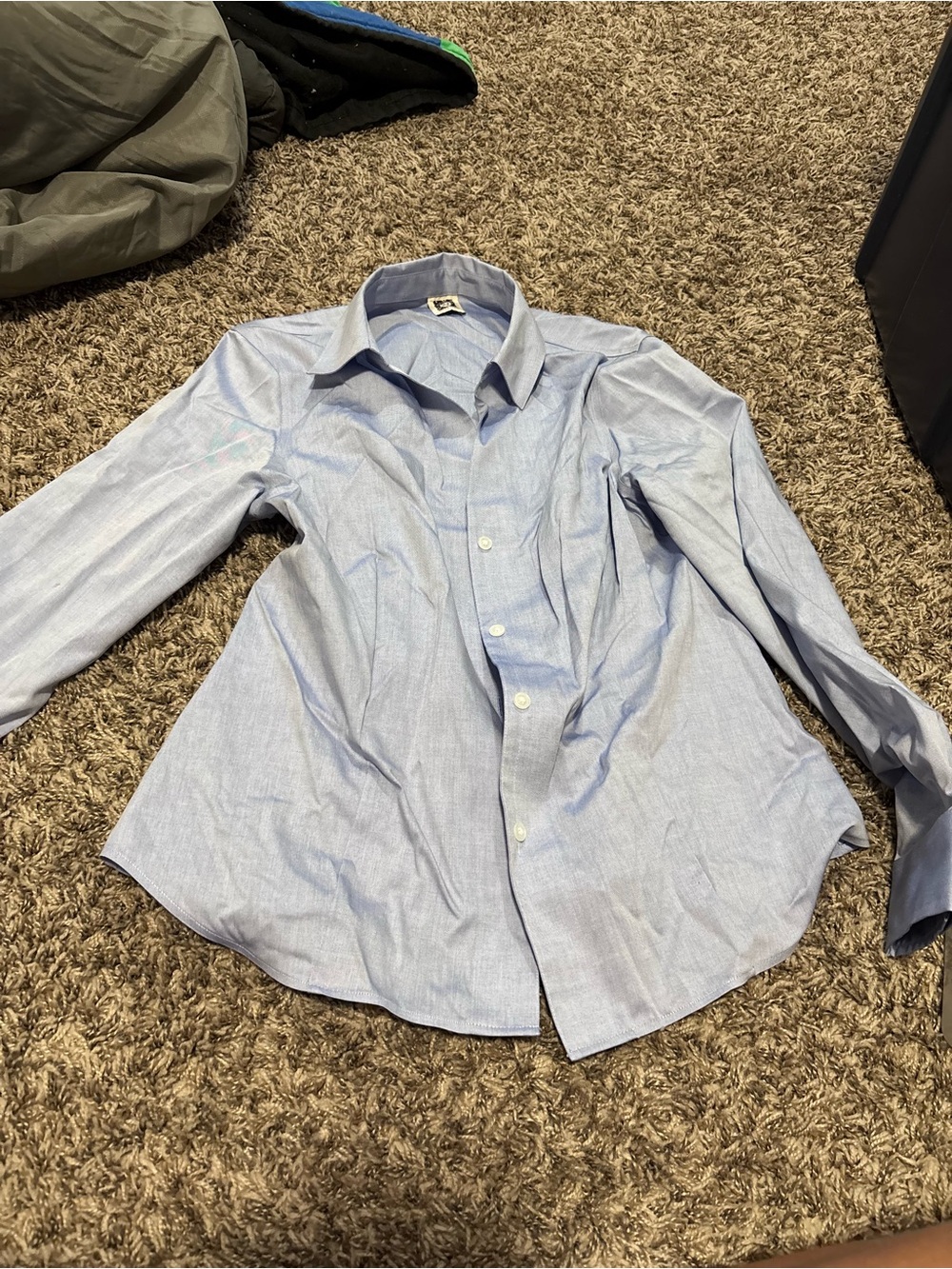 Anne Klein Sport Light Blue Classic Dress Shirt